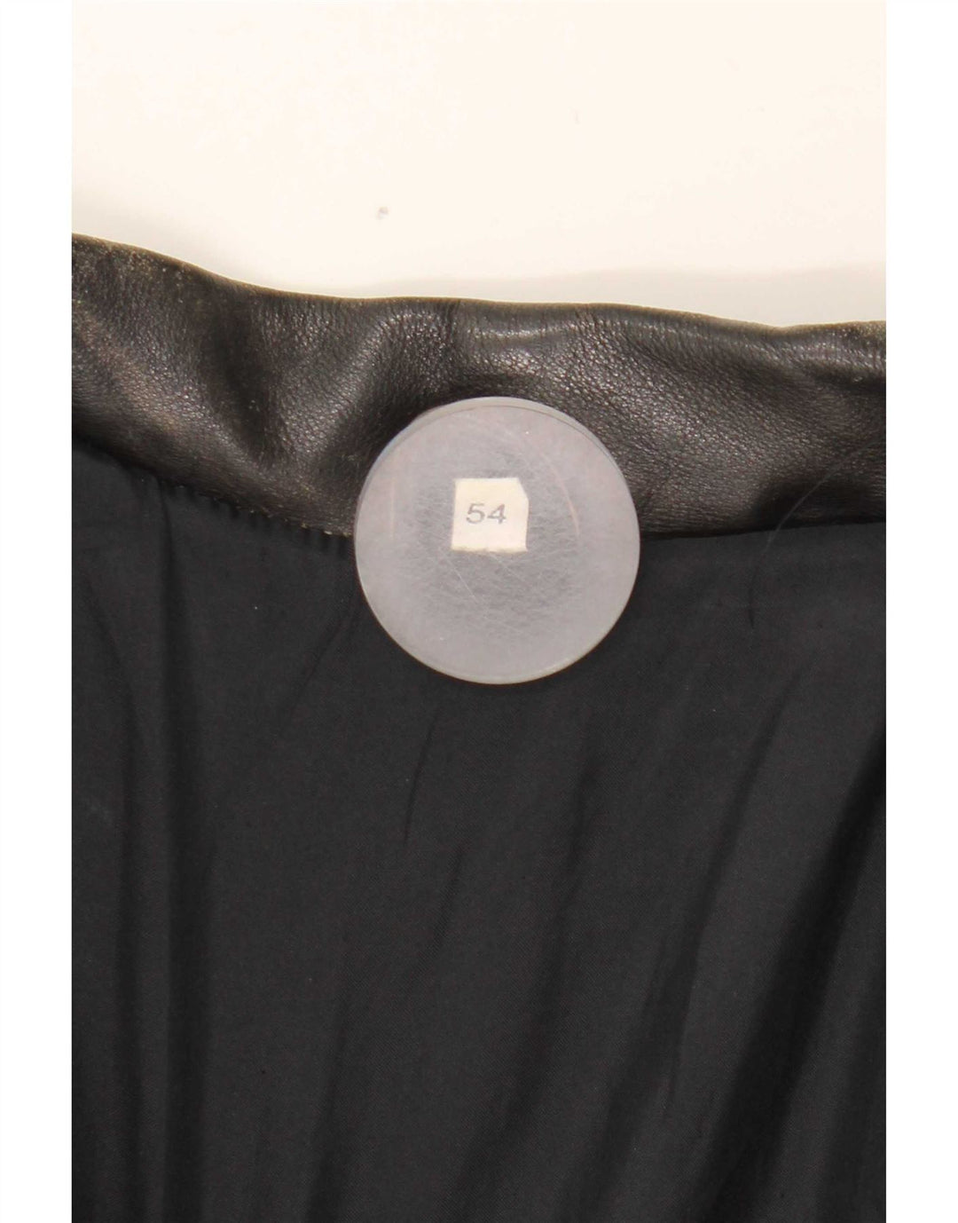 Vintage herre læderjakke IT 54 2XL Sort