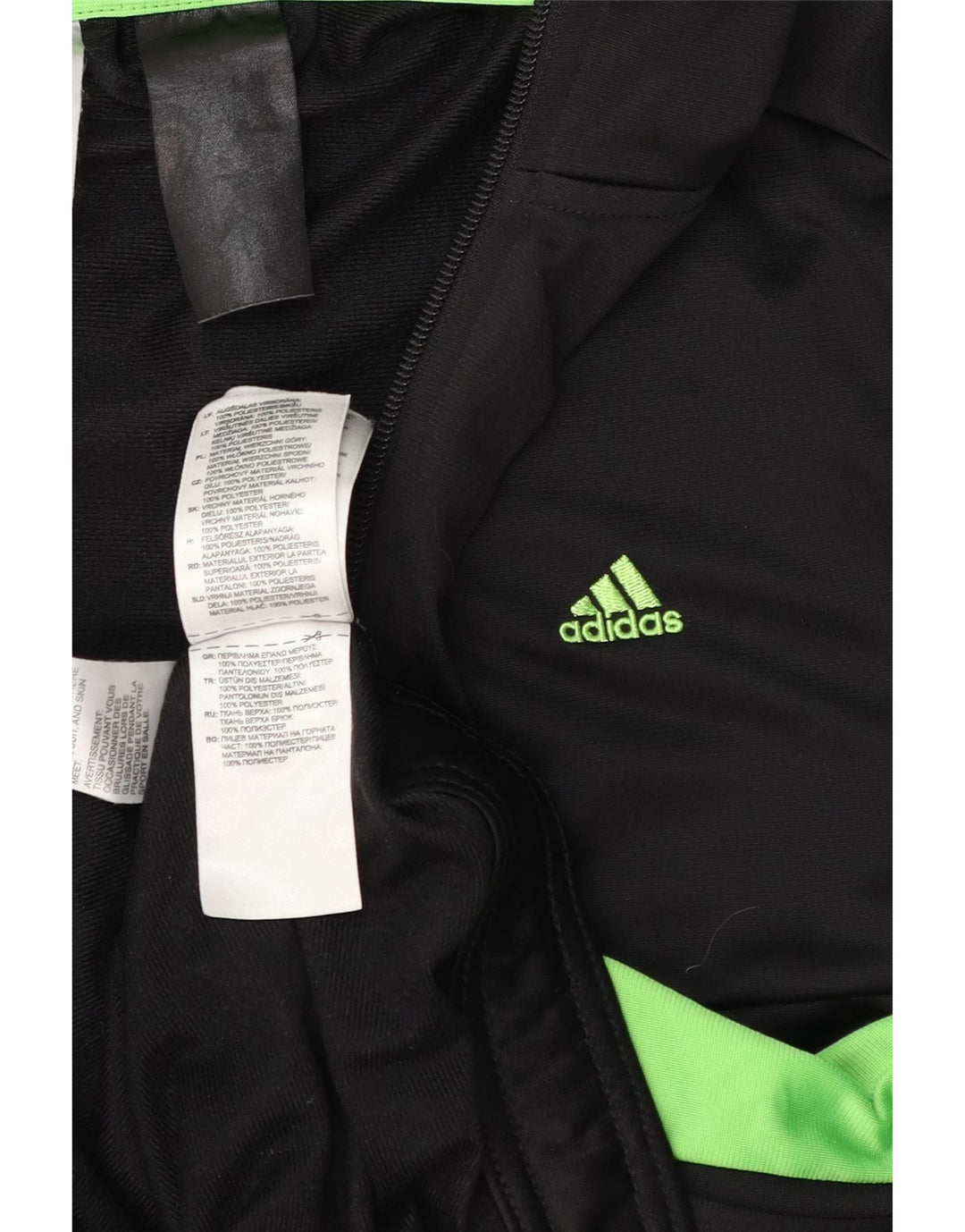 Adidas Træningsdragt til mænd Top jakke Lille sort Colourblock Polyester