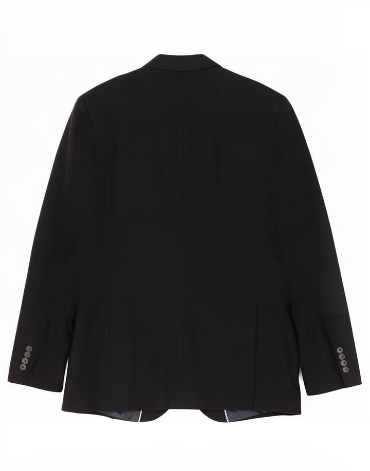 Marks & Spencer Herre 2-knaps blazerjakke UK 38 Medium Sort Uld