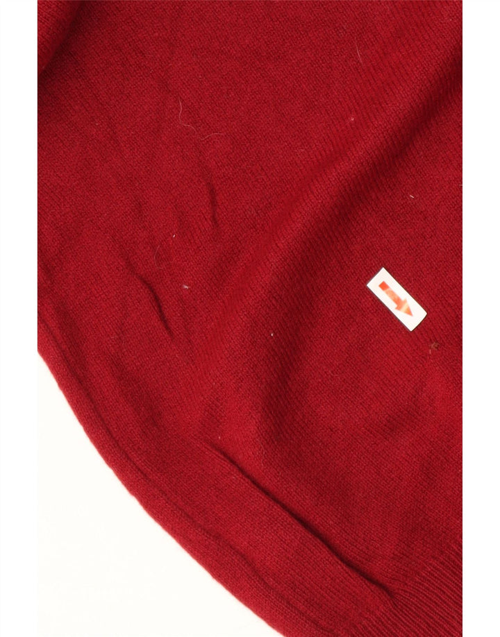 Marks & Spencer Herre V-hals sweater Medium Bourgogne uld