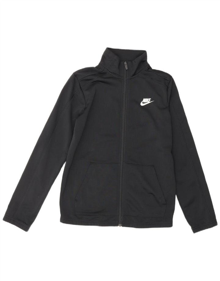NIKE Træningsdragt topjakke til drenge 12-13 år Stor sort polyester