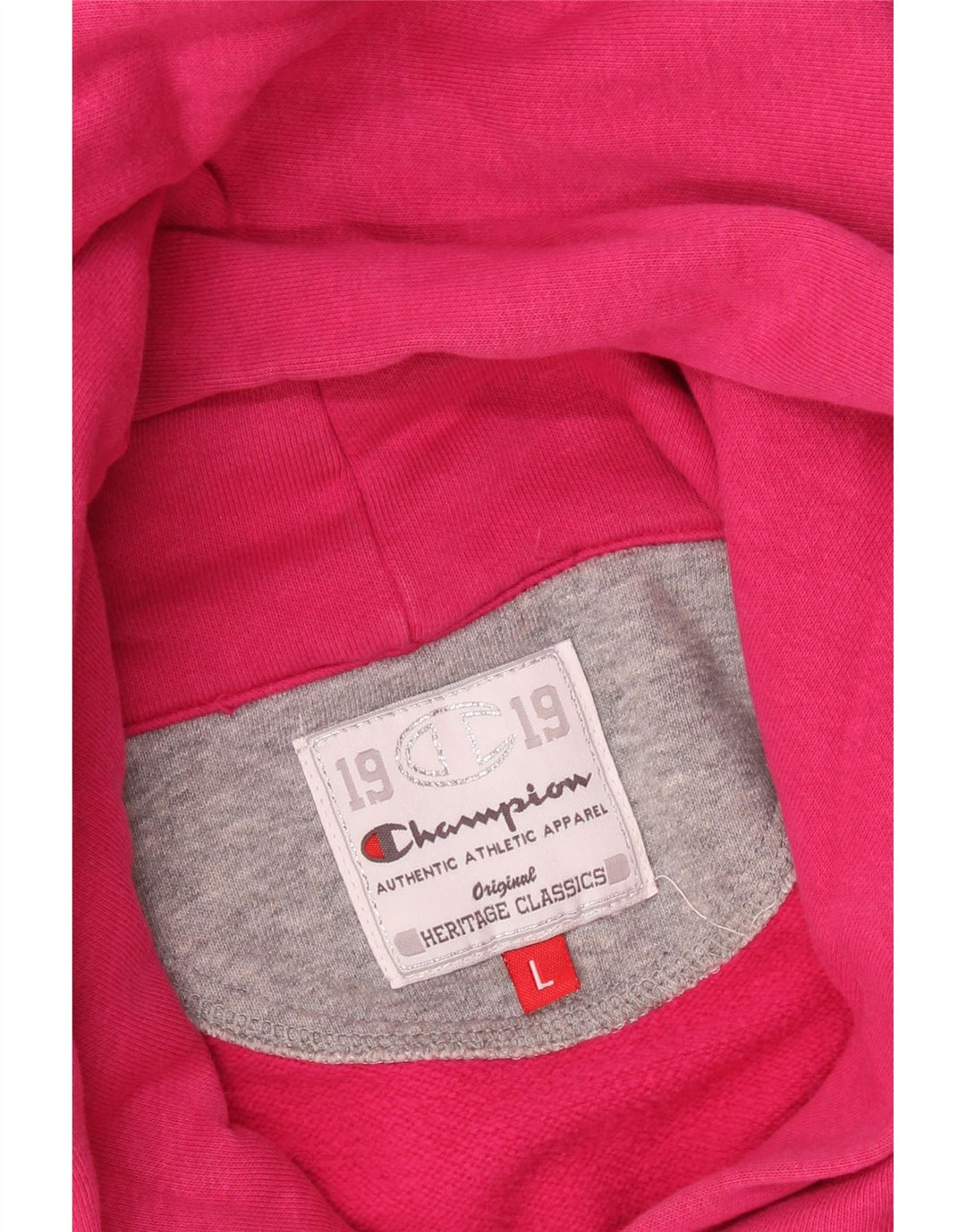 CHAMPION Womens Heritage Classics Grafisk hættetrøje Jumper UK 16 Large Pink