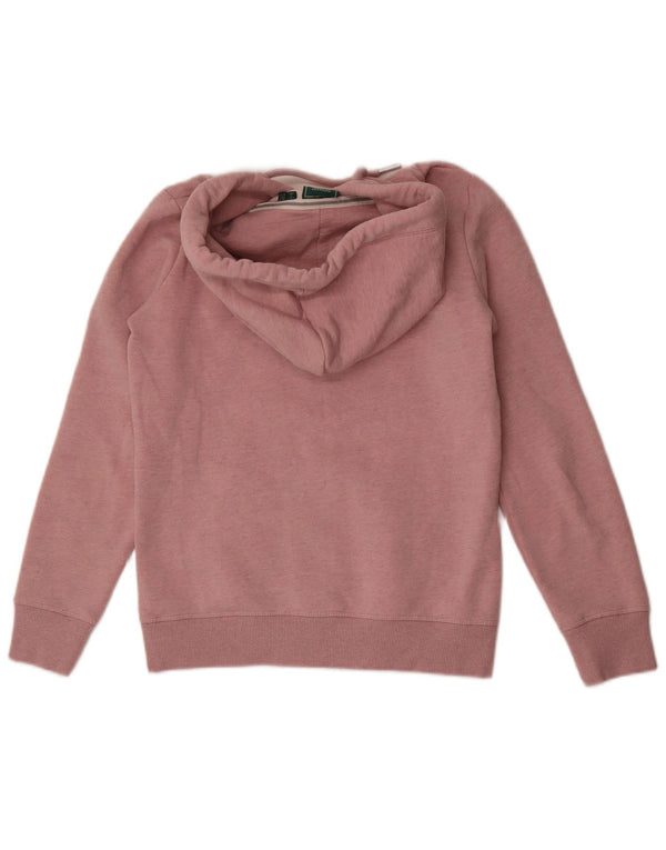 Superdry hættetrøje til kvinder med lynlås UK 10 Small Pink