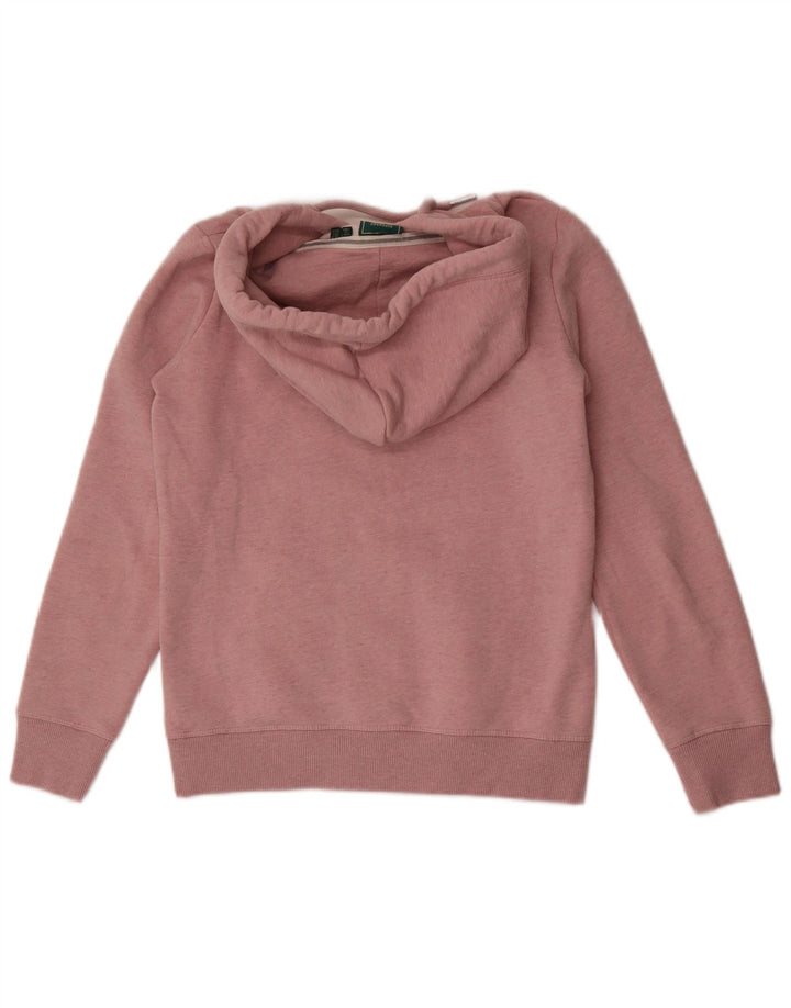 Superdry hættetrøje til kvinder med lynlås UK 10 Small Pink