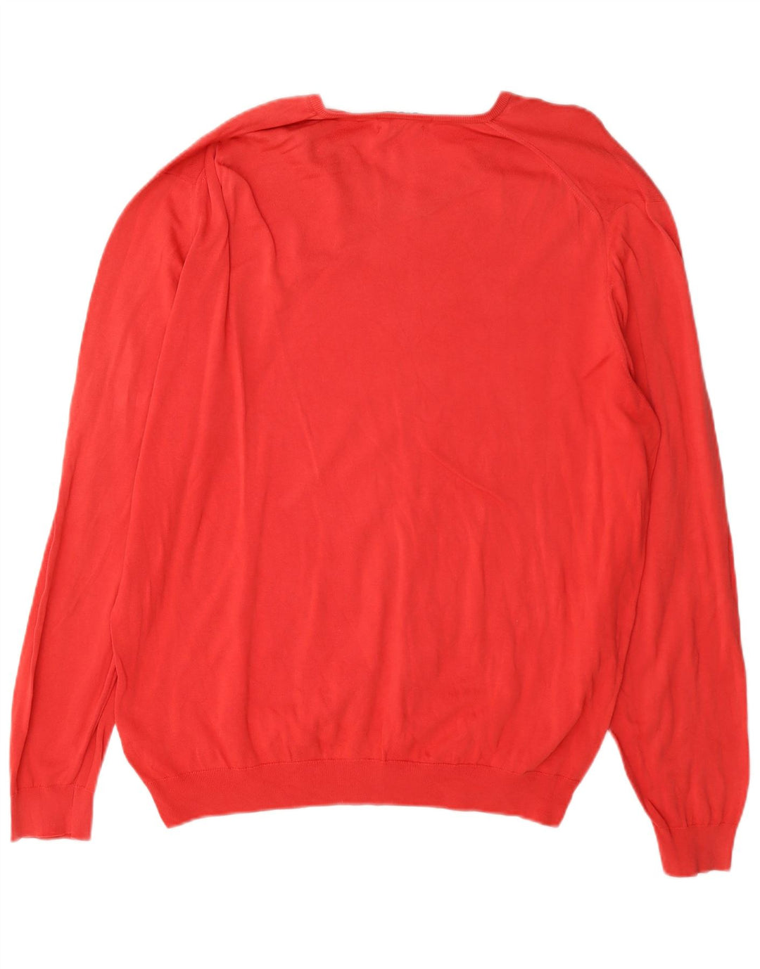 Massimo Dutti Herre V-hals sweater Stor Rød
