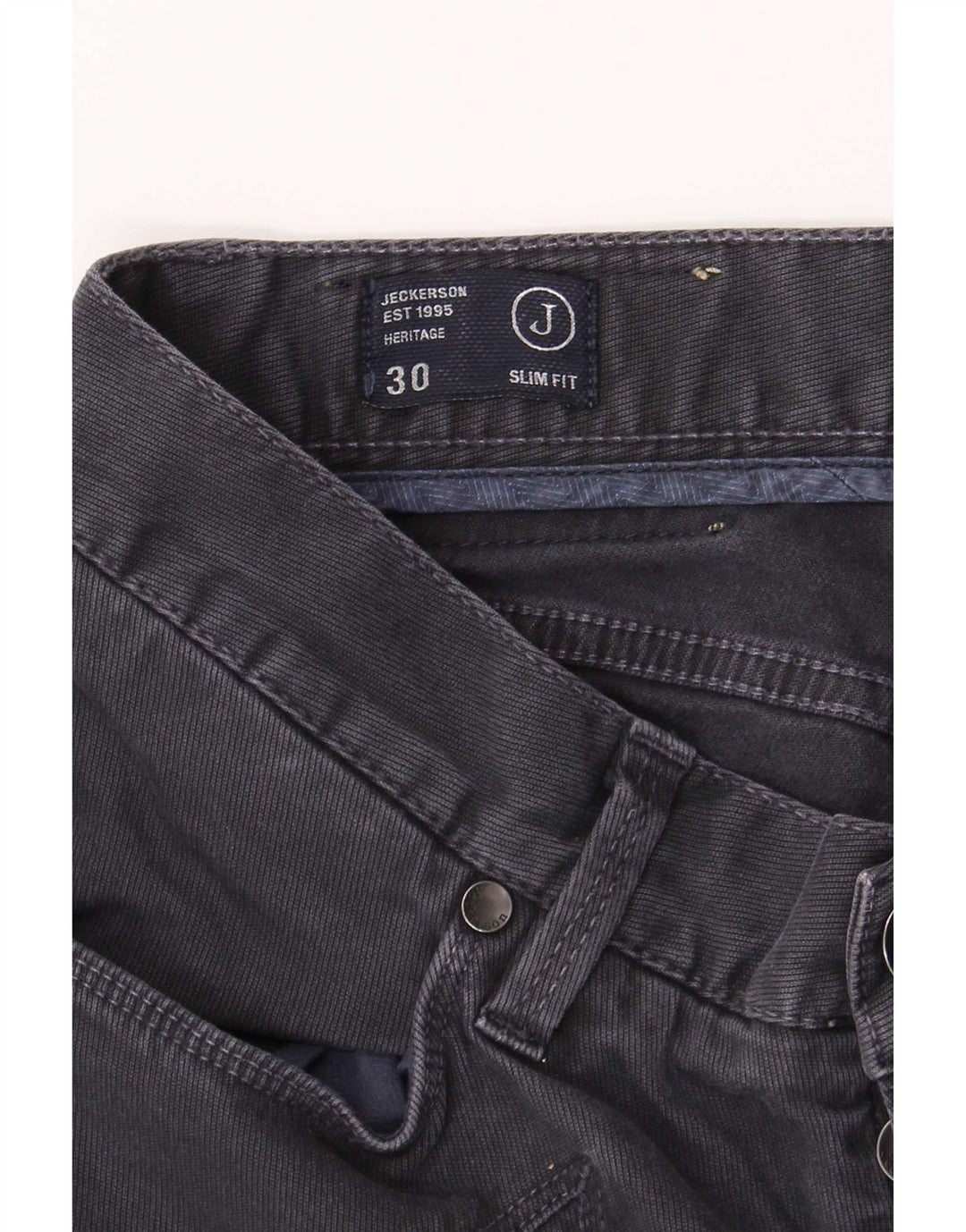 Jeckerson Herre Slim Jeans W30 L31 Grå Bomuld