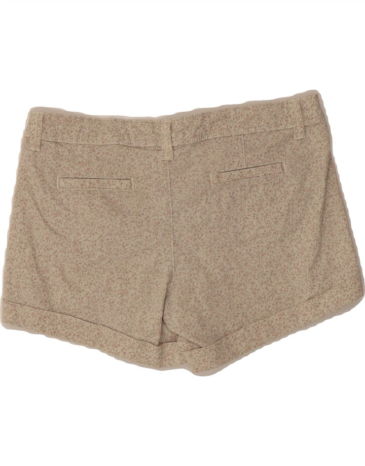 BENETTON Womens Chino Shorts W27 Small Grey Floral Cotton Vintage Benetton and Second-Hand Benetton from Messina Hembry 