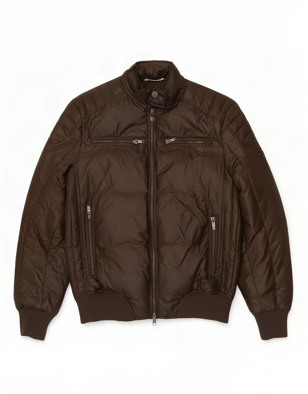 Brooksfield Herre polstret jakke IT 50 Stor brun polyester