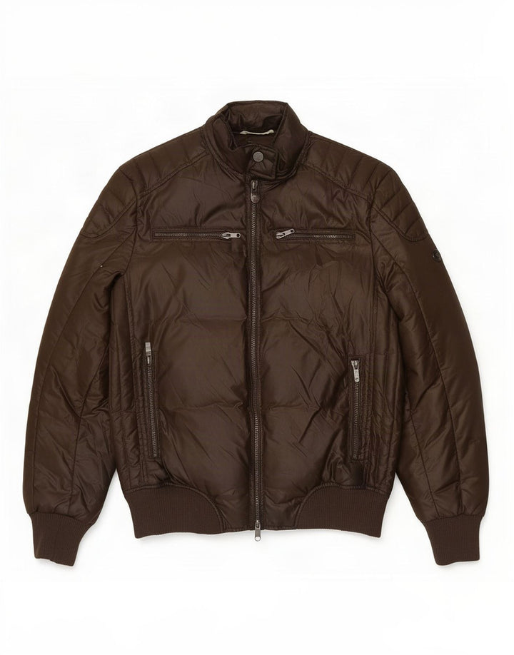 Brooksfield Herre polstret jakke IT 50 Stor brun polyester