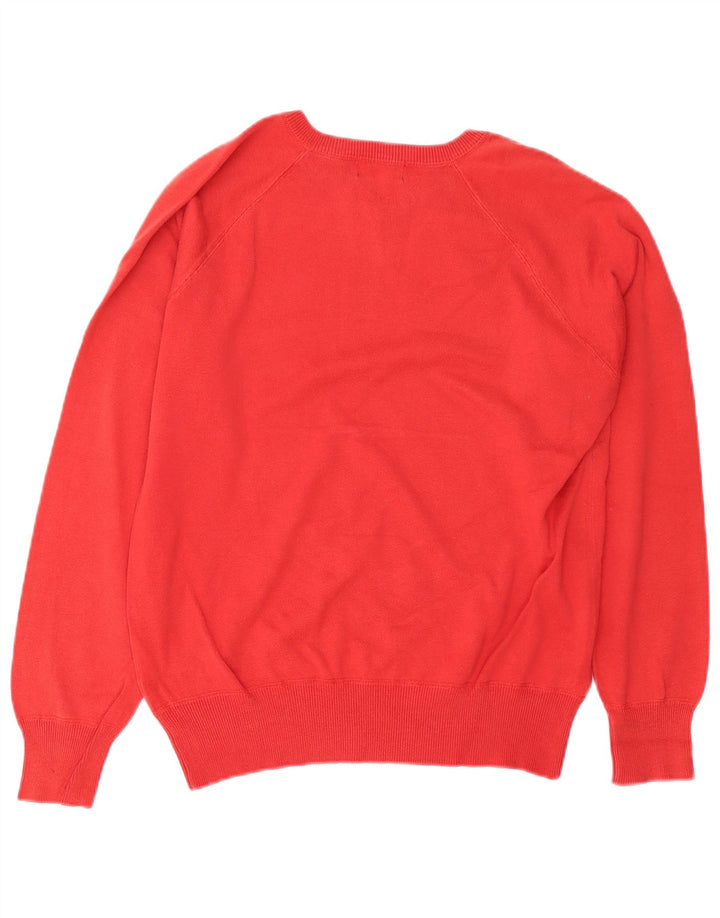 SERGIO TACCHINI Herre V-hals sweater Medium Rød Bomuld