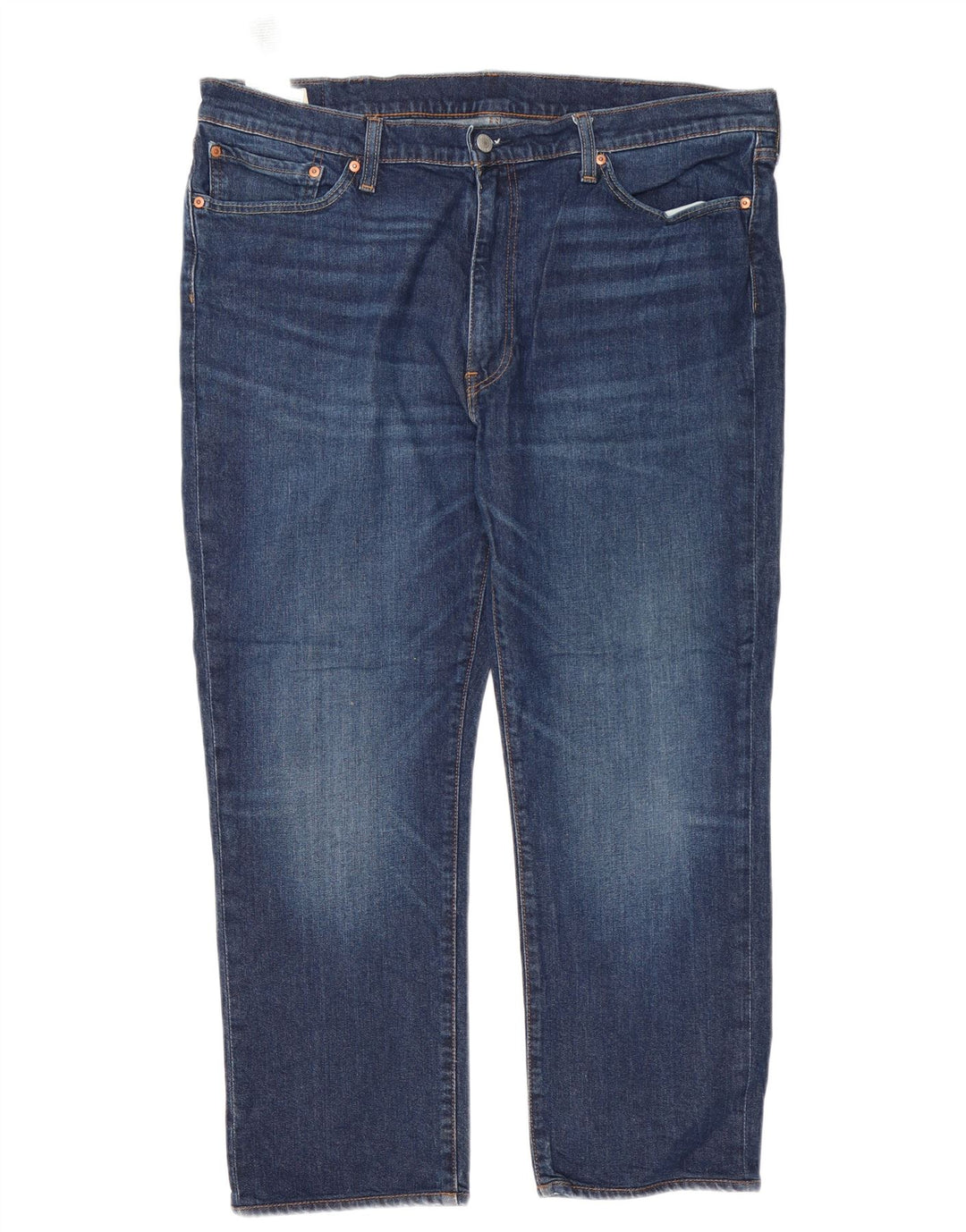 Levi's Herre 514 Straight Jeans W40 L30 Marineblå Bomuld