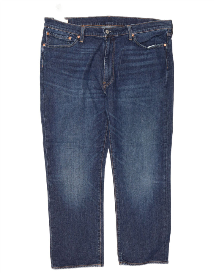 Levi's Herre 514 Straight Jeans W40 L30 Marineblå Bomuld