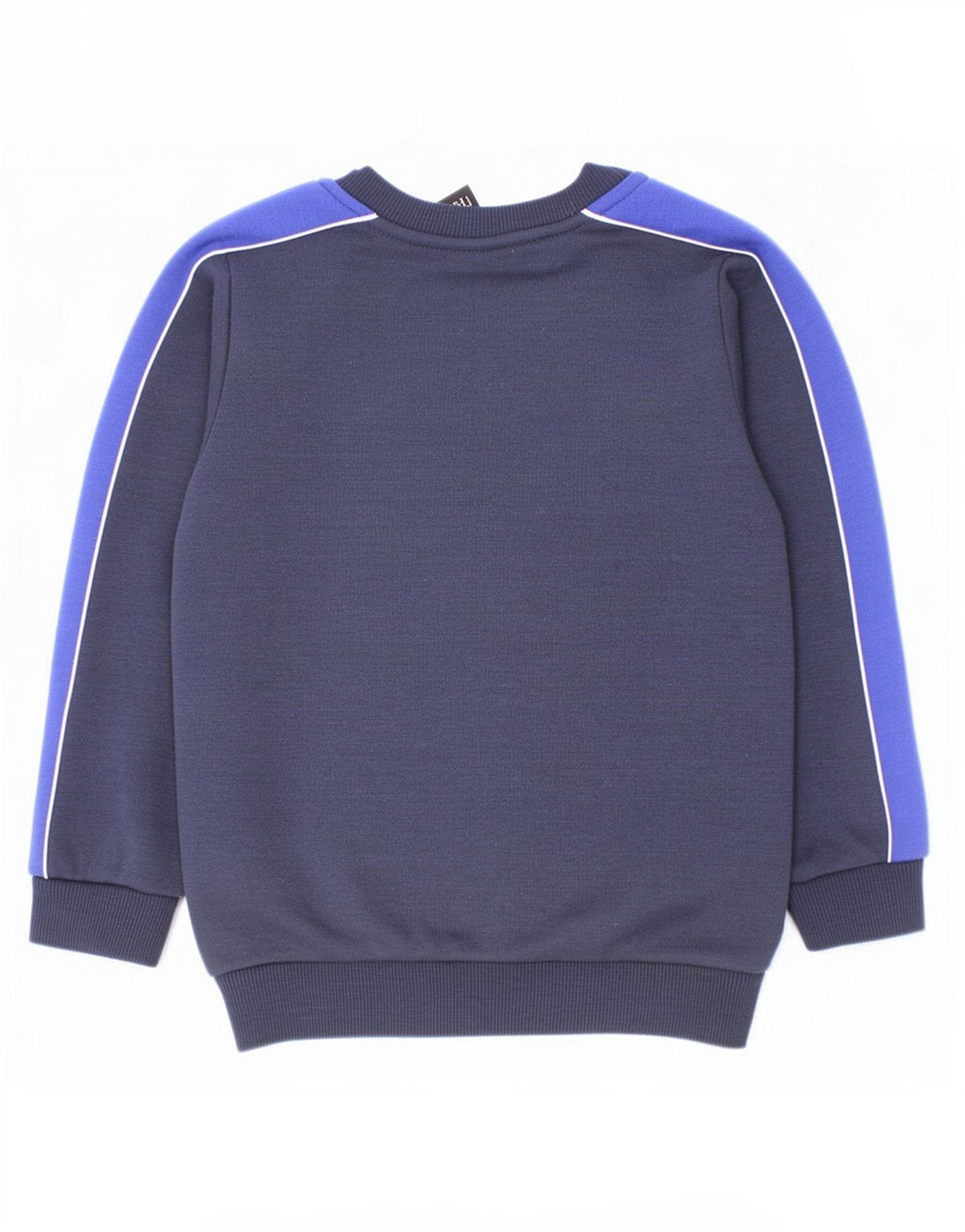 Ellesse Boys Grafisk Sweatshirt Jumper 5-6 år Navy Blue Colourblock