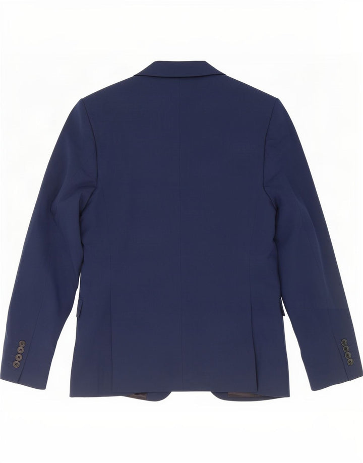Zara Herre 2-knaps blazerjakke EU 46 Small Navy Blue