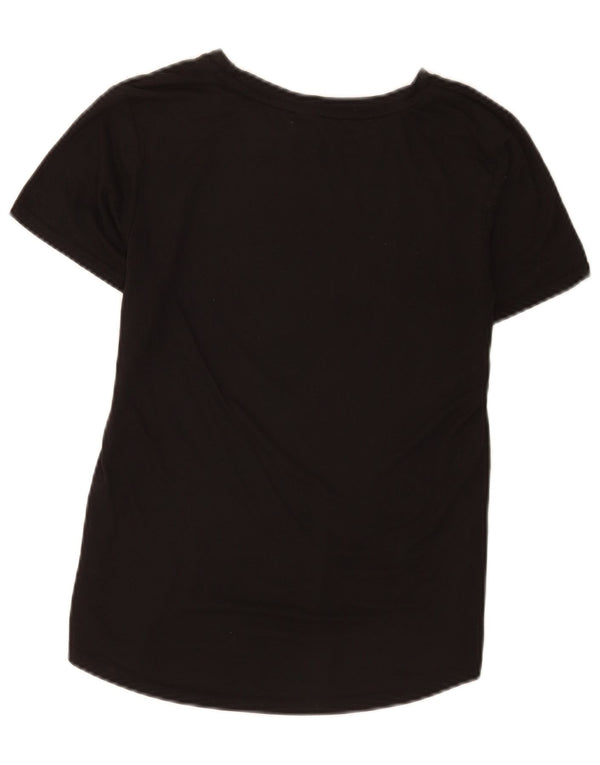 Puma Grafisk T-Shirt Top UK 10 Small Black Sports