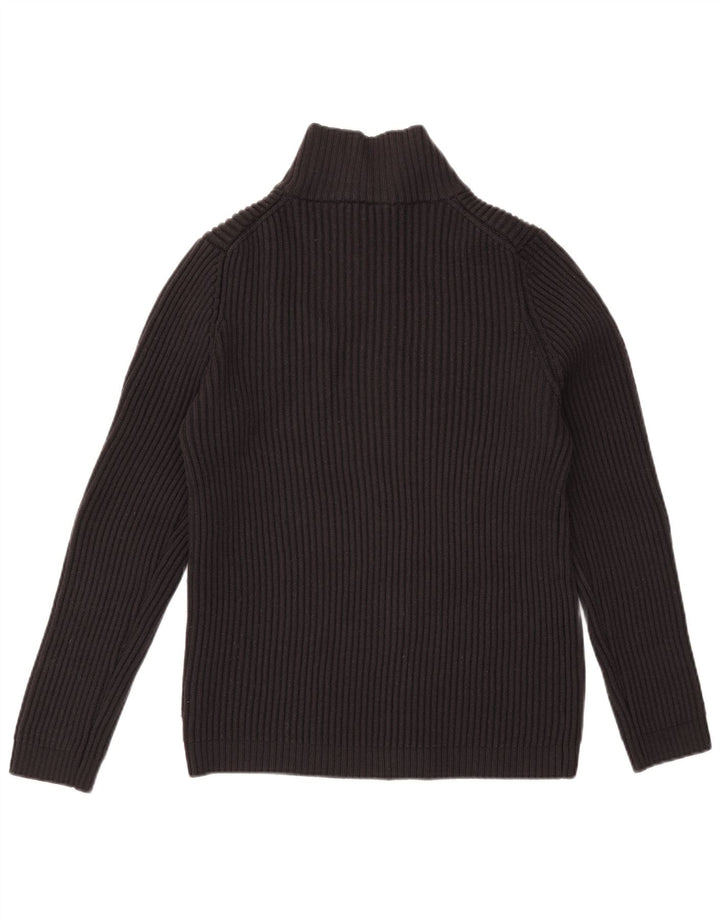 Hugo Boss Herre Cardigan Sweater XL Sort Uld
