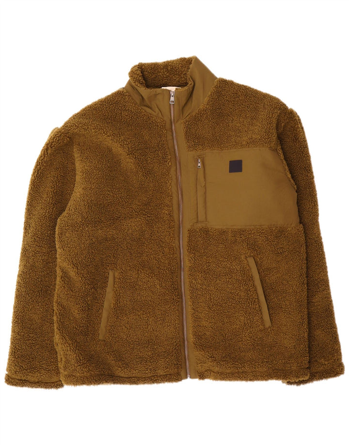 Gant Herre Fleecejakke UK 46 3XL Khaki Polyester