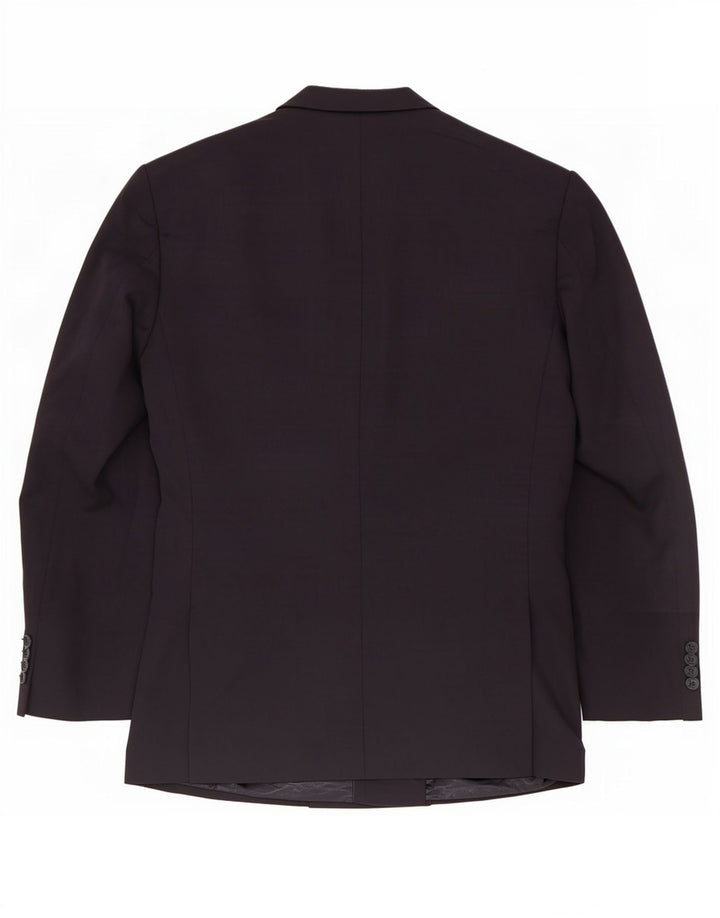 Marks & Spencer Herre Double Breasted Blazer Jacket UK 44 XL Navy Blue