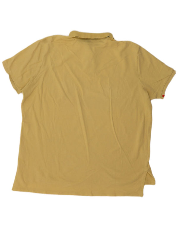 Polo Ralph Lauren Herre Custom Fit Polo Shirt 2XL Gul Bomuld