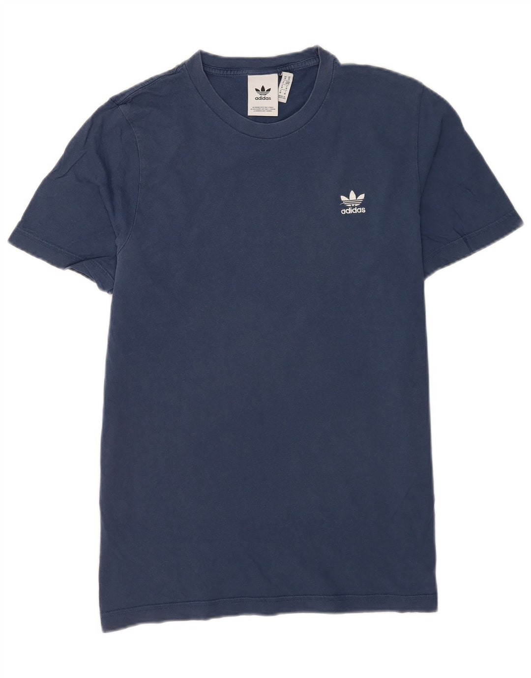 Adidas herre T-shirt top mellem marineblå bomuld