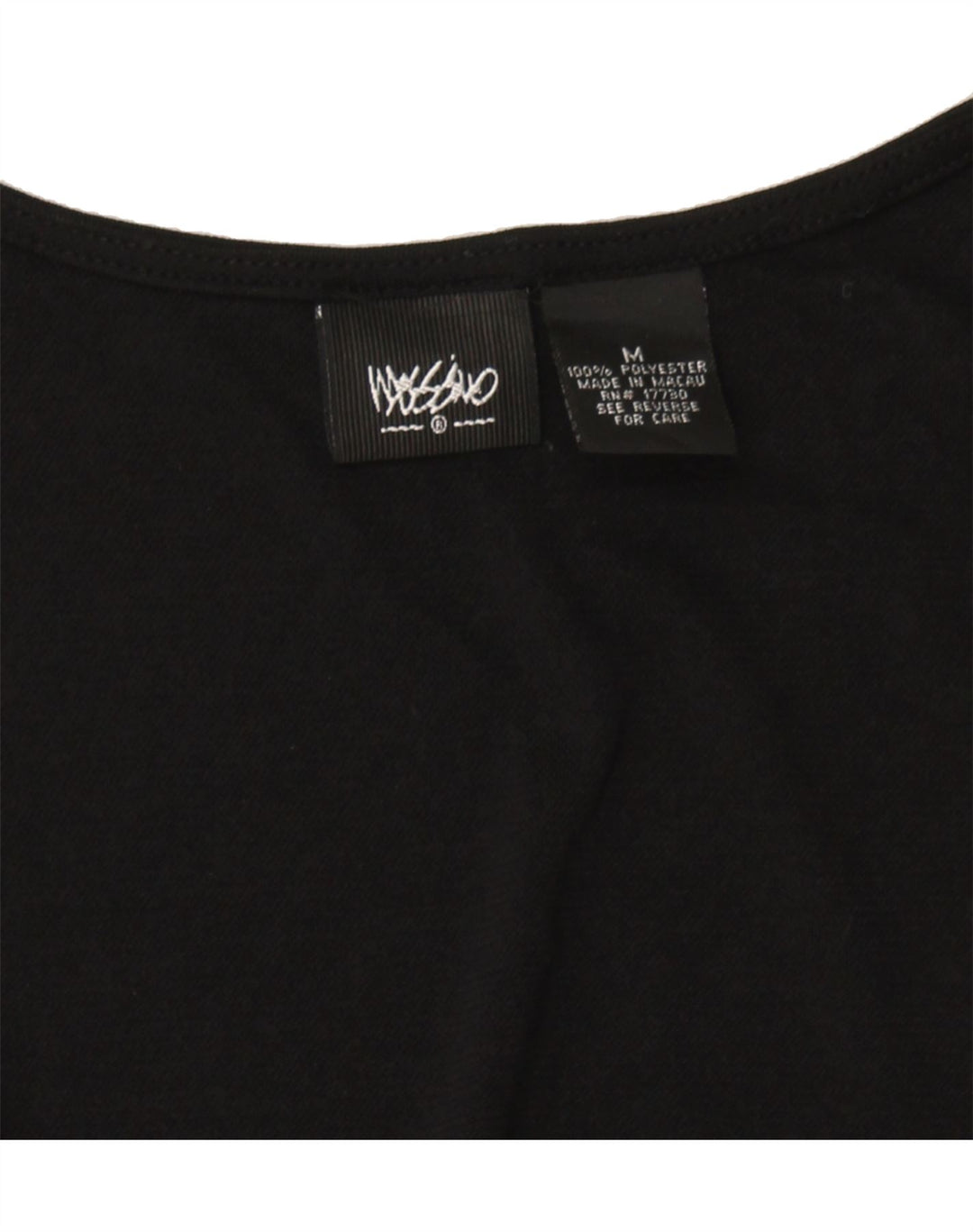 MOSSIMO Womens Sleeveless A-Line Dress UK 12 Medium Black Polyester Vintage Mossimo and Second-Hand Mossimo from Messina Hembry 