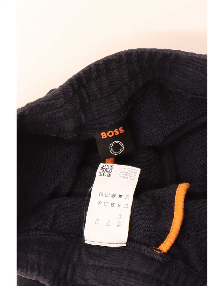 Hugo Boss Herre Sportshorts Medium Navyblå Bomuld