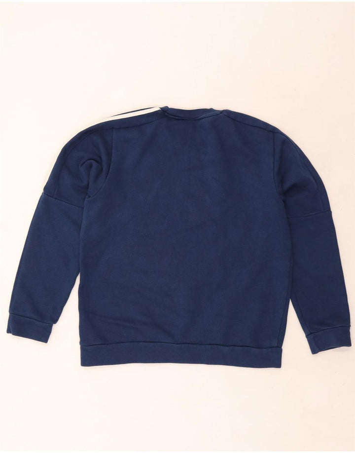 Adidas Sweatshirt til mænd, lille marineblå bomuld