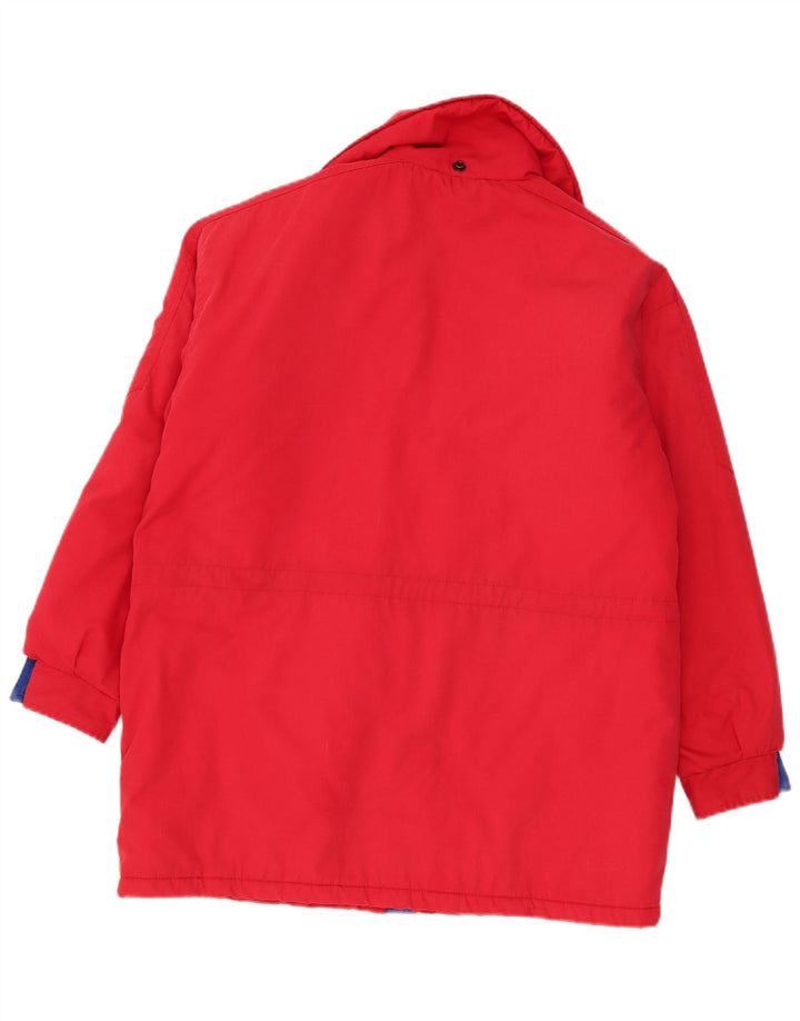 Vintage Dame Windbreaker Jacket UK 14 Large Red