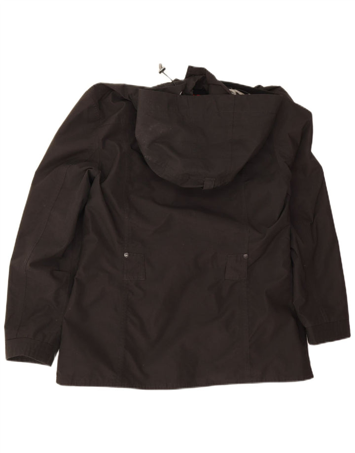 Wellensteyn Dame Hooded Utility Jacket UK 14 Medium Sort Polyamid