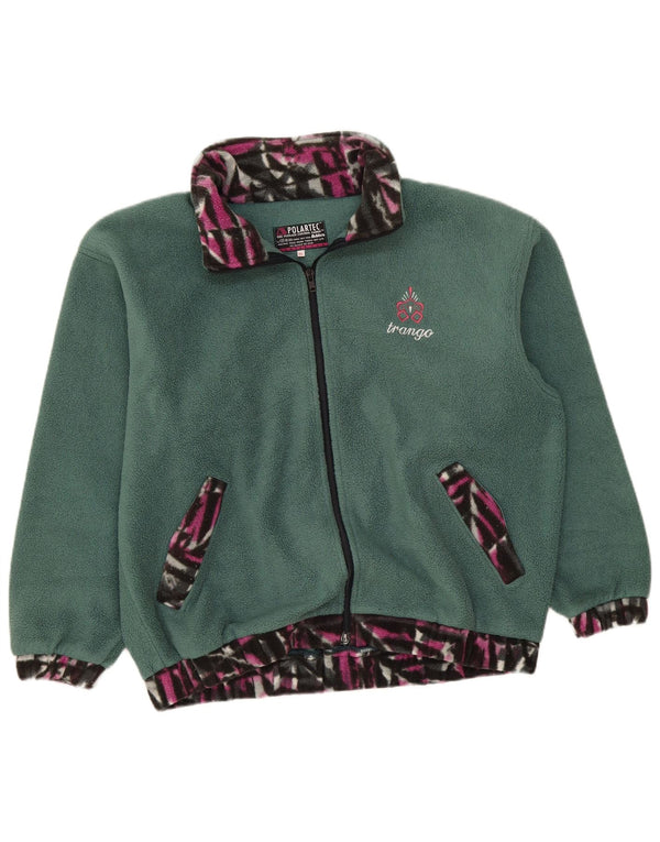 Malden Herre Polartec Fleecejakke UK 42 XL Grøn Colourblock