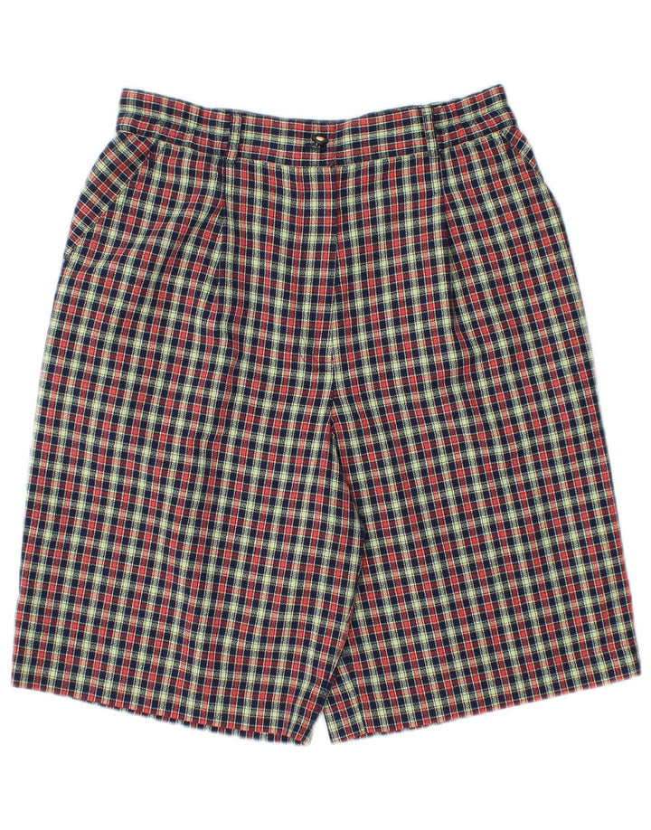 Alice Collins Chino Shorts til kvinder UK 12 Medium W30 Flerfarvet tern