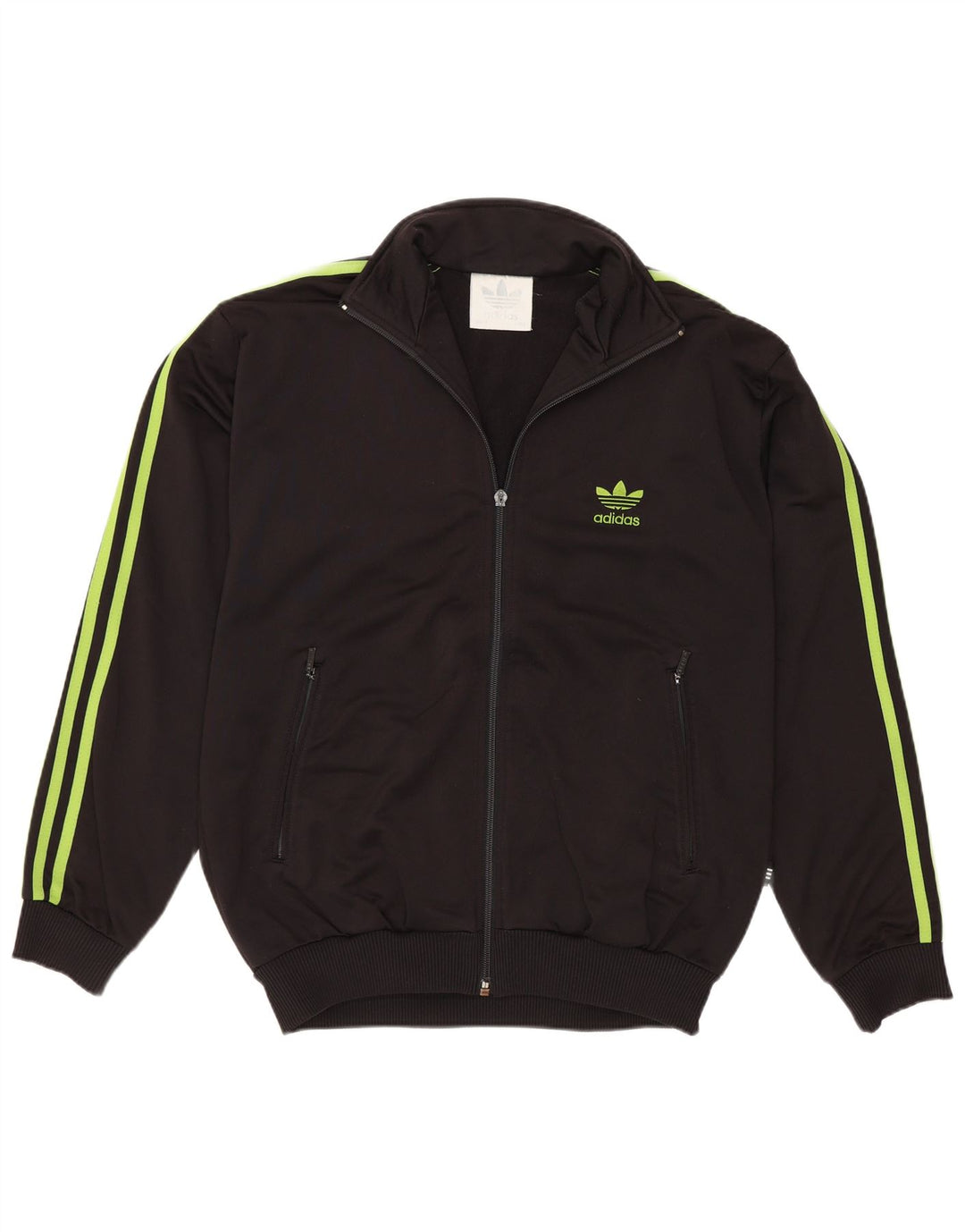 Adidas Drenge Træningsdragt Topjakke 14-15 År Sort Polyester