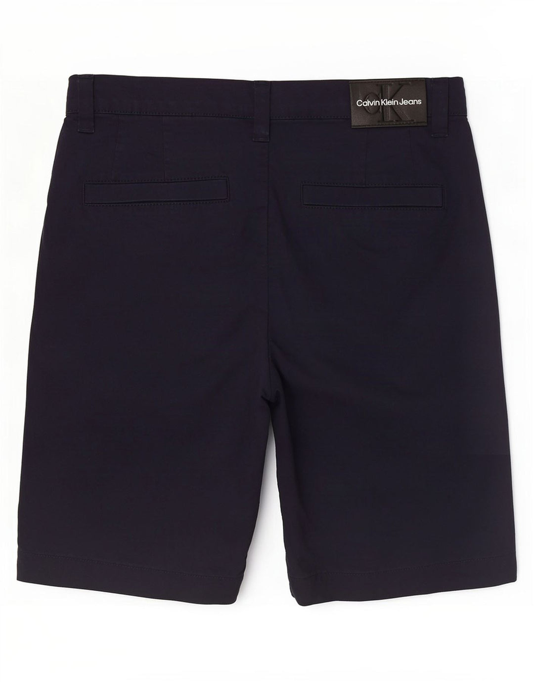 Calvin Klein Herre Chino Shorts Små W30 Marineblå Bomuld