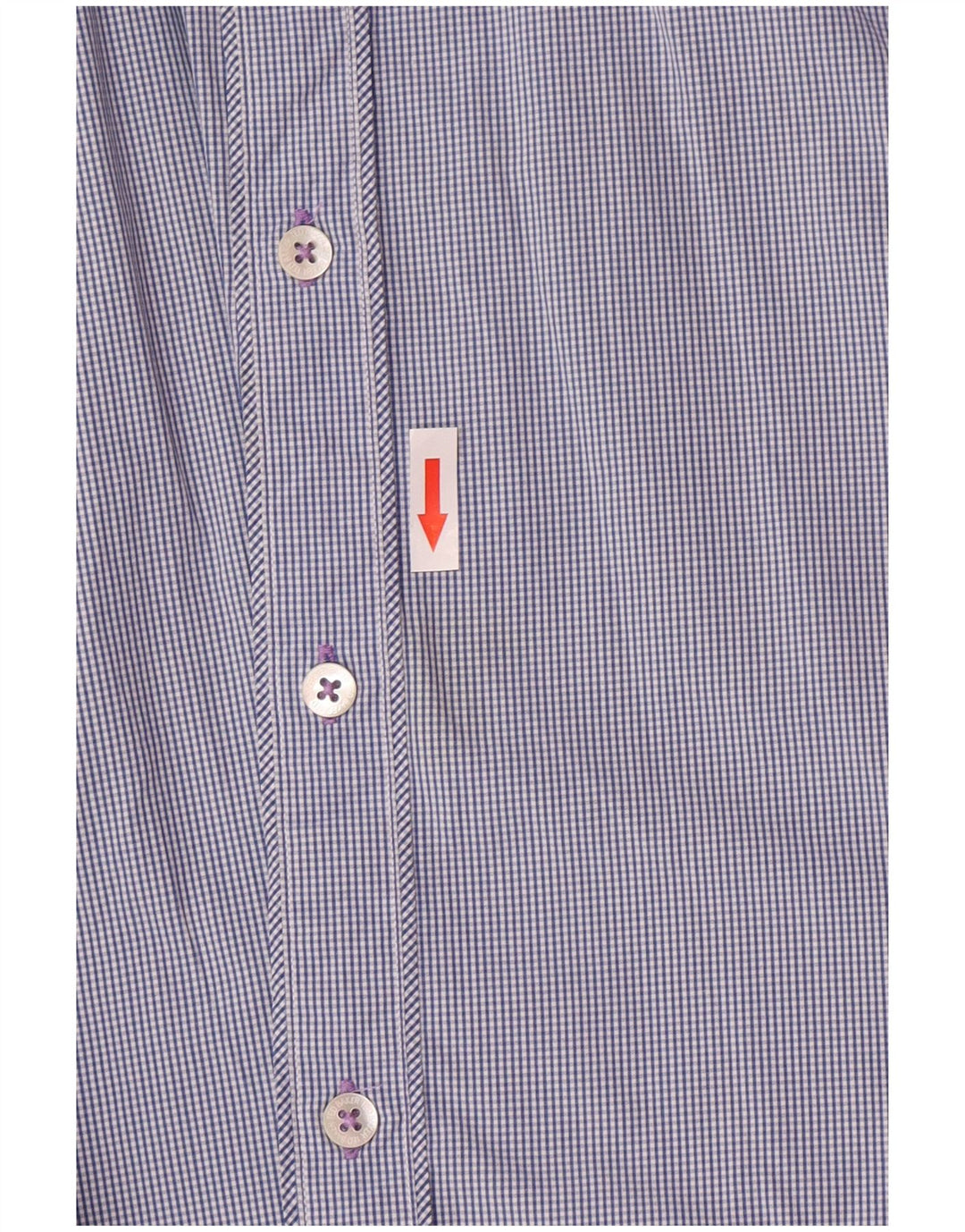 Ted Baker Herreskjorte str. 6 2XL Navy Blue Check