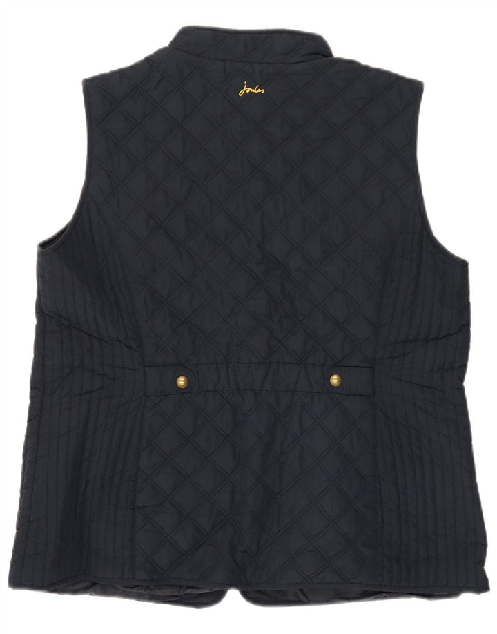 Joules Dame Quilted Gilet UK 18 XL Navy Blue Polyester