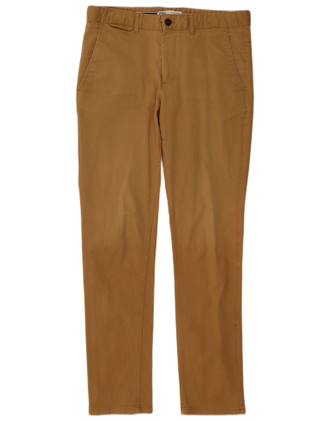 Zara Herre Slim Chino Bukser EU 40 Medium W31 L31 Beige