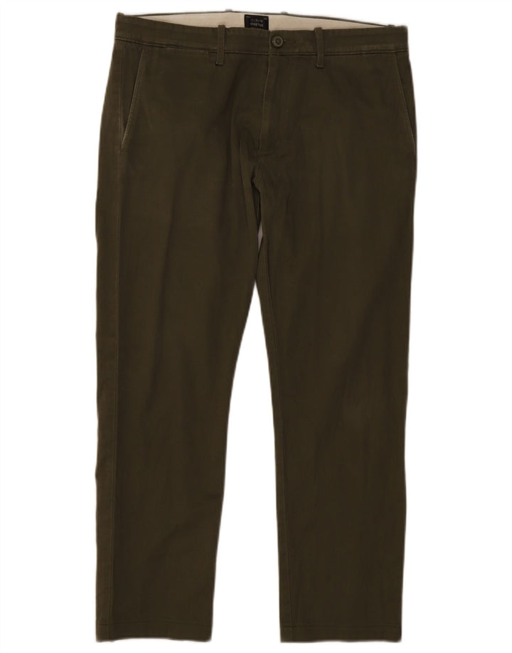 J. Crew Straight Chino-bukser til mænd W32 L25 Khaki