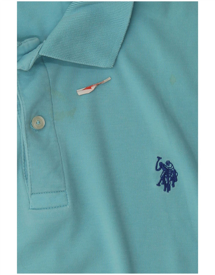 U.S. Polo Assn. Herre poloshirt Medium blå bomuld