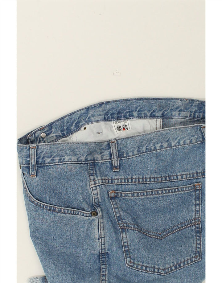 EUROPEAN PROJECT Mens Denim Shorts IT 48 Medium W32  Blue Cotton | Vintage European Project | Thrift | Second-Hand European Project | Used Clothing | Messina Hembry 