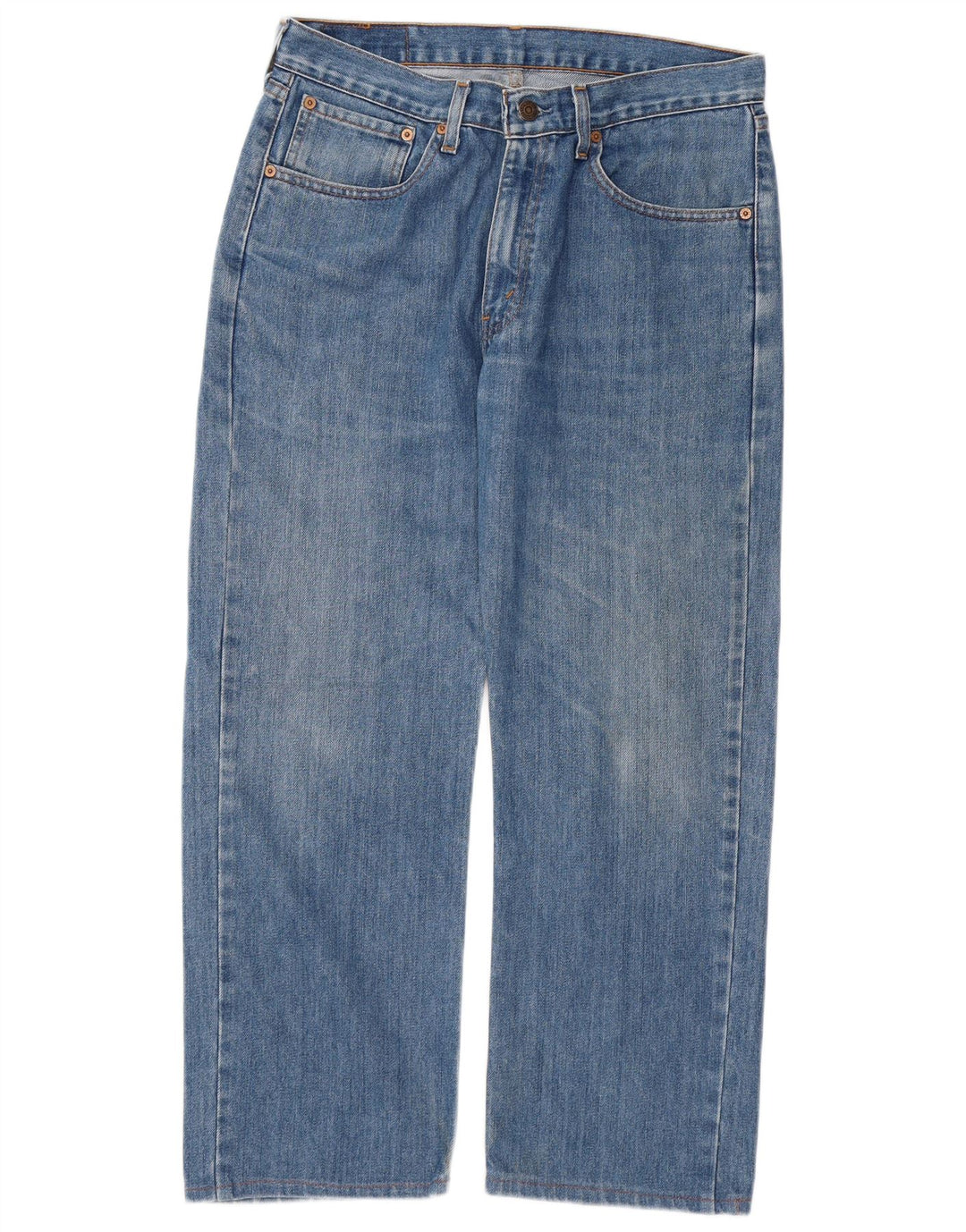 LEVI'S Mens 581 Straight Jeans W32 L26 Blue Cotton
