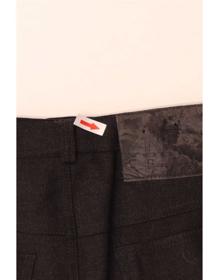 Marella Dame Mini Nederdel UK 10 Small W28 Sort Uld