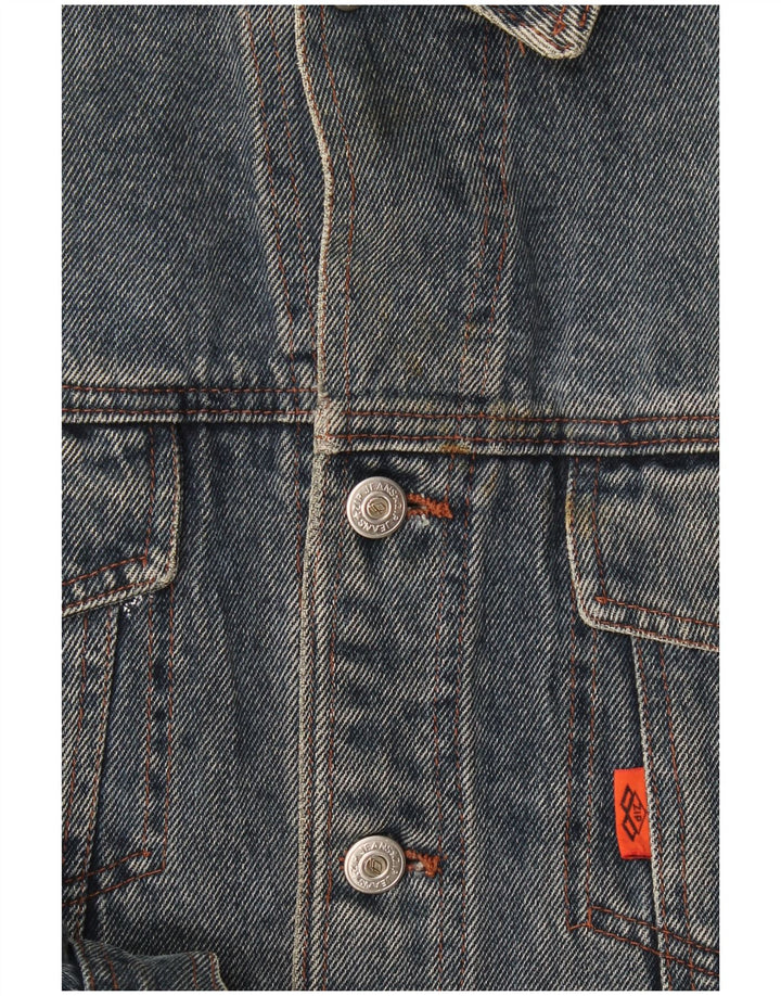 Lynlås Herre denimjakke UK 40 Large Blue