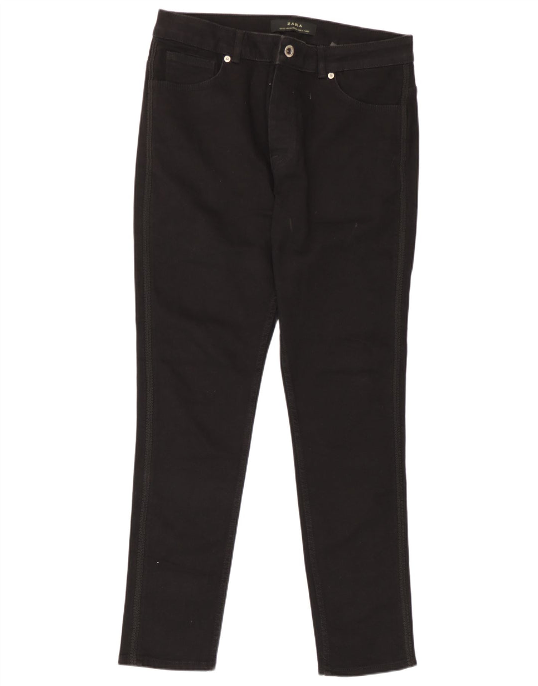 Zara Herre Slim Jeans EU 44 Large W34 L29 Sort Bomuld