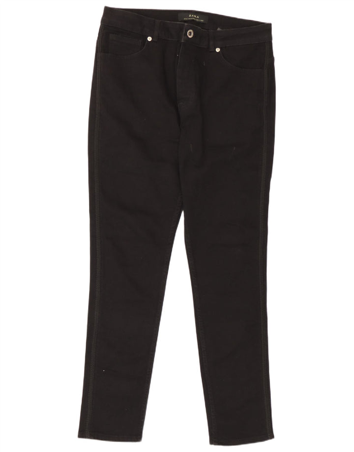 Zara Herre Slim Jeans EU 44 Large W34 L29 Sort Bomuld