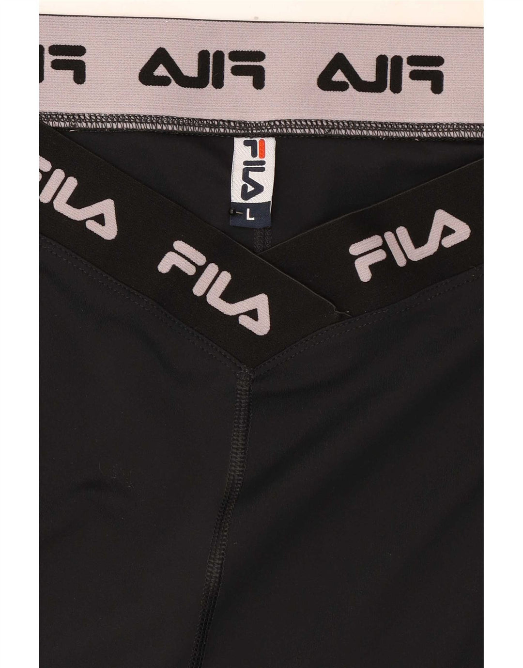 Fila Dame Grafiske Leggings UK 16 Large Sort