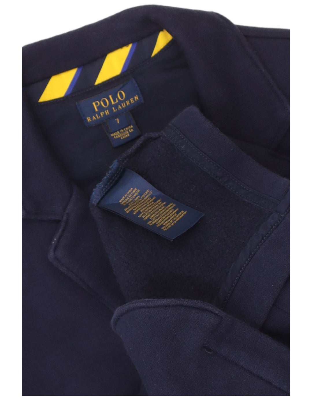Polo Ralph Lauren drenge 2-knaps blazerjakke 6-7 år marineblå bomuld