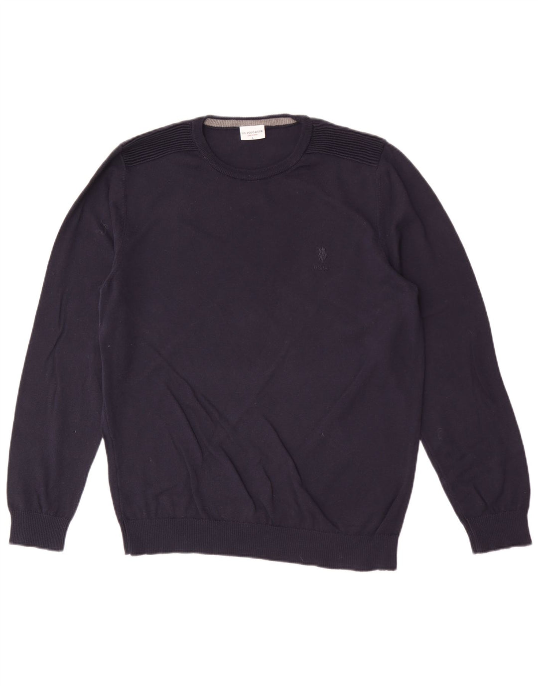 U.S. Polo Assn. Herre rund hals sweater stor marineblå