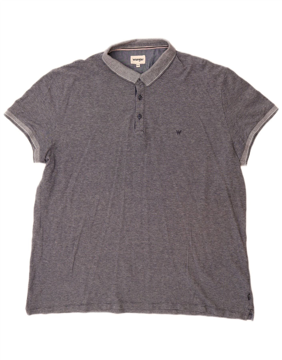 Wrangler herre poloshirt 3XL marineblå bomuld