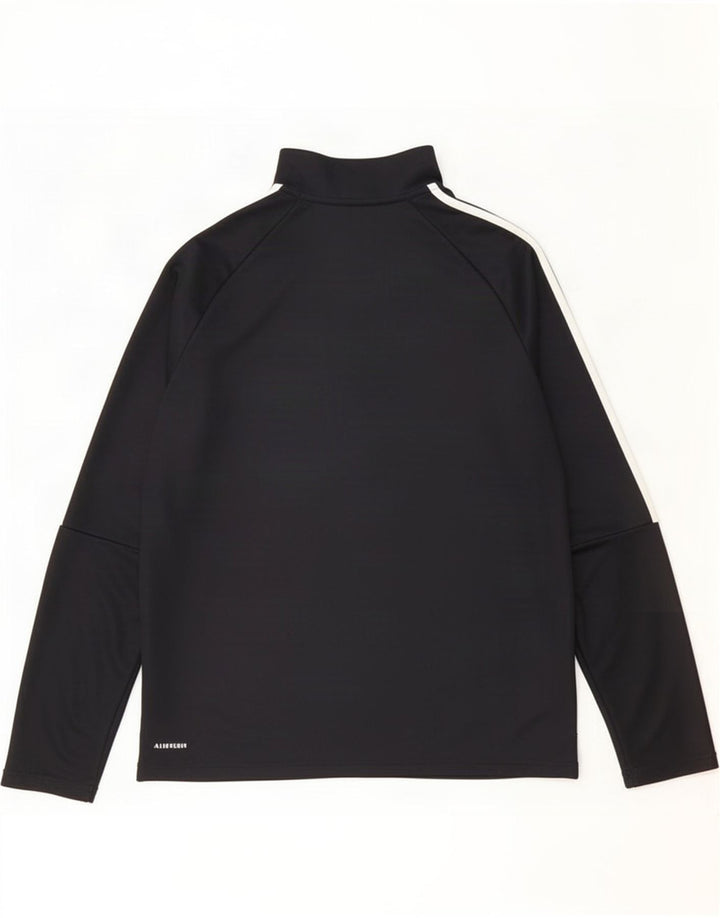 Adidas Herre Aeroready Zip Neck Pullover Træningsdragt Top XL Sort Polyester
