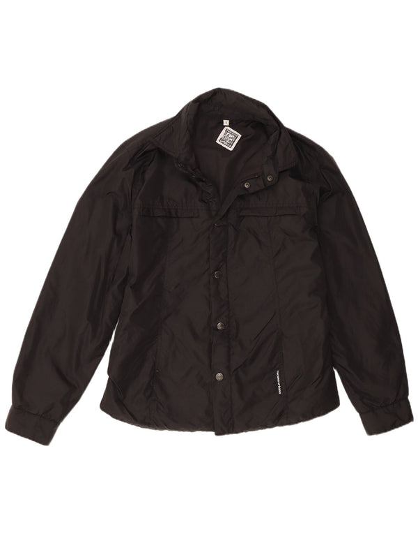 Tucano Urbano Herre Windbreaker Jacket UK 36 Small Black Nylon